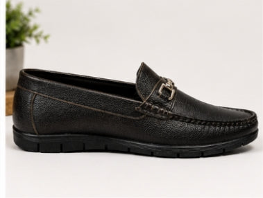 Premium Black Loafers for Men | Casual & Party Wear Slip-On Shoes
