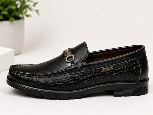Premium Black Loafers for Men | Casual & Party Wear Slip-On Shoes