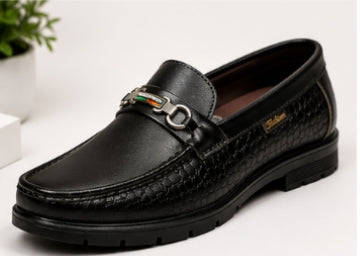 Premium Black Loafers for Men | Casual & Party Wear Slip-On Shoes