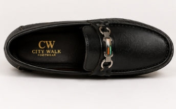 Premium Black Loafers for Men | Casual & Party Wear Slip-On Shoes