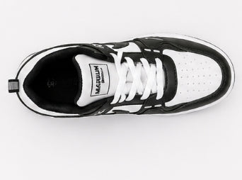 Trendy Chunky Sneakers Light Weight-Black/White