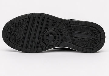 Trendy Chunky Sneakers Light Weight-Black/White