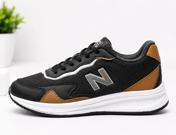 RADEON Men’s Sports Shoes Eva sole – Black/Grey/Tan