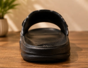 Women’s Black Bow Casual Sliders